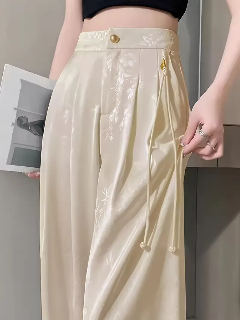 cream-satin-high-waist-women-pants