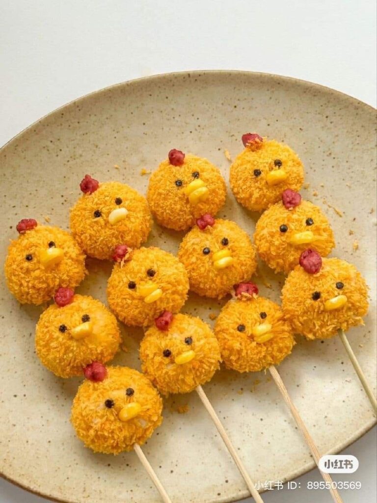 فینگر فود جوجه‌ای سوخاری و بامزه