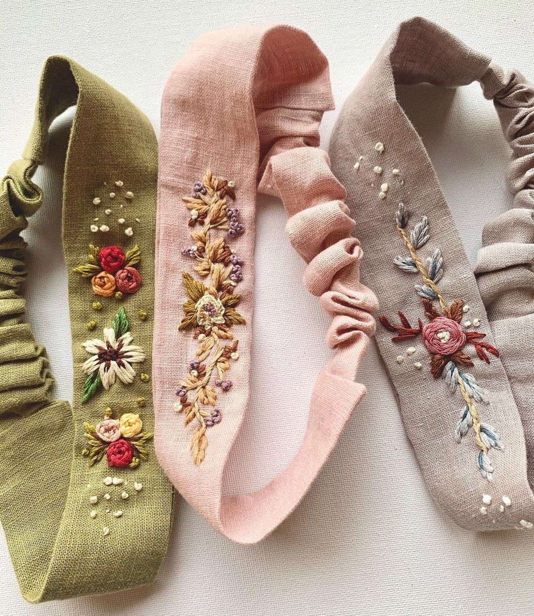 embroidered-fabric-headbands-floral-design