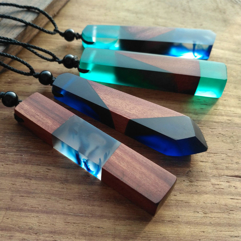 geometric-wood-resin-pendant-blue-turquoise