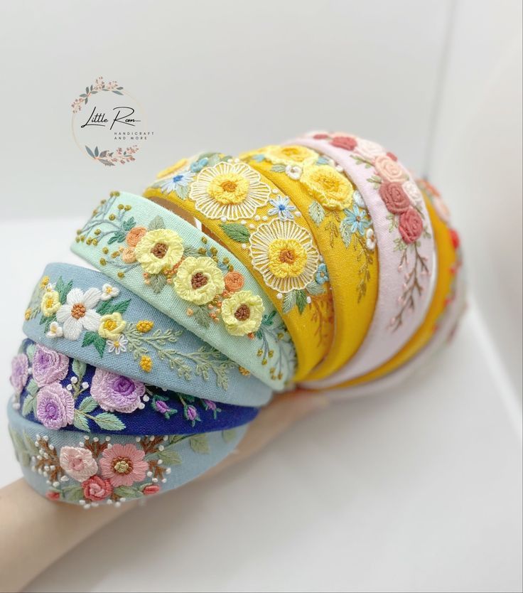 handmade-floral-embroidered-headbands