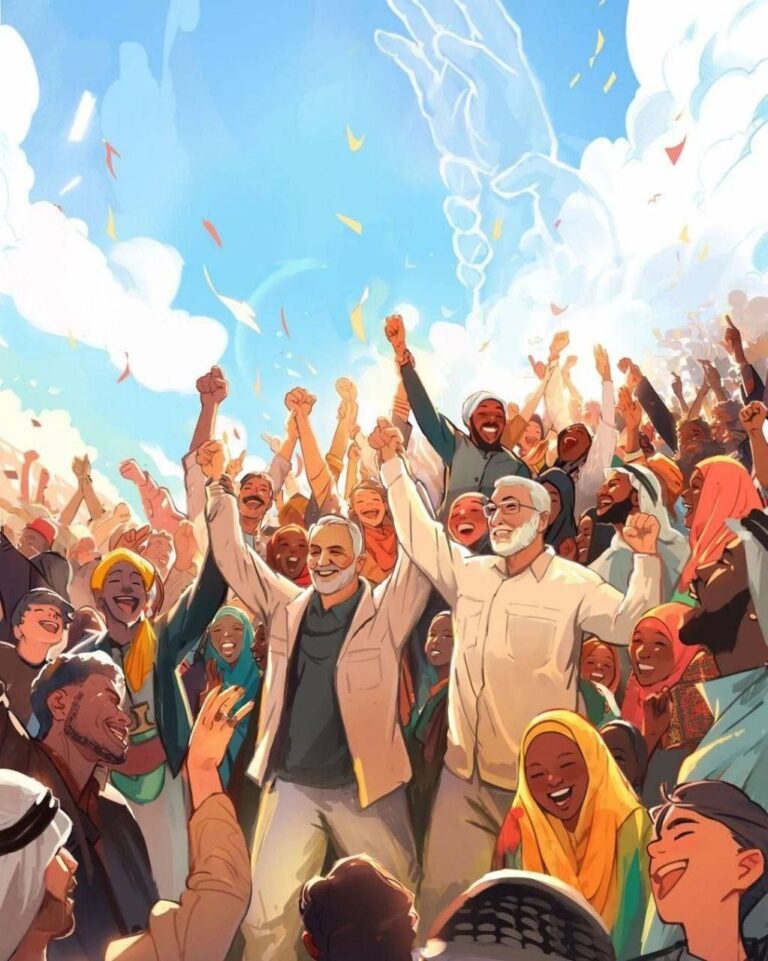 تصویرسازی جشن و همدلی جمعی در فضای اسلامی