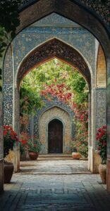 گذر رازآلود میان کاشی و گل در معماری ایرانی