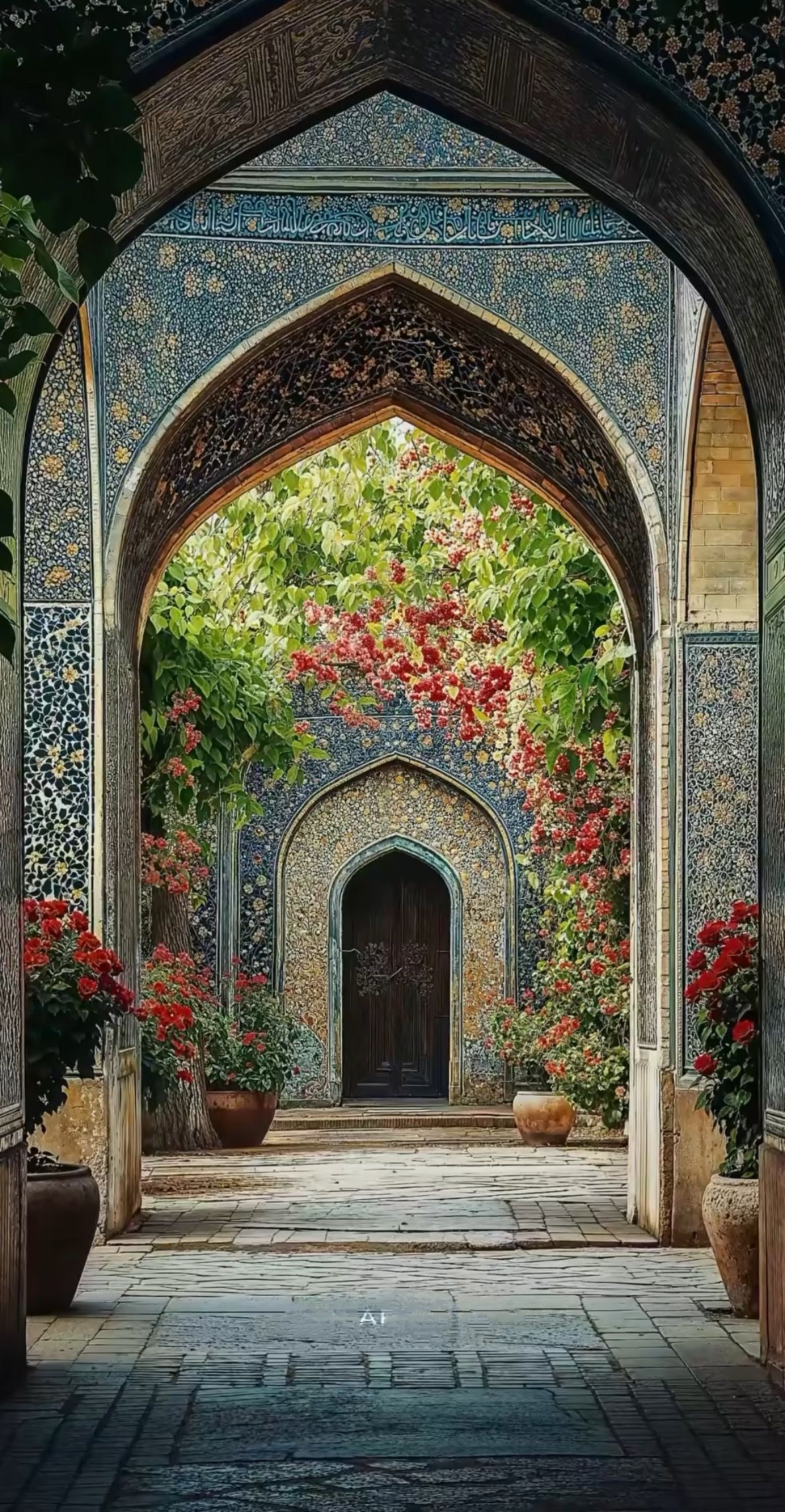گذر رازآلود میان کاشی و گل در معماری ایرانی