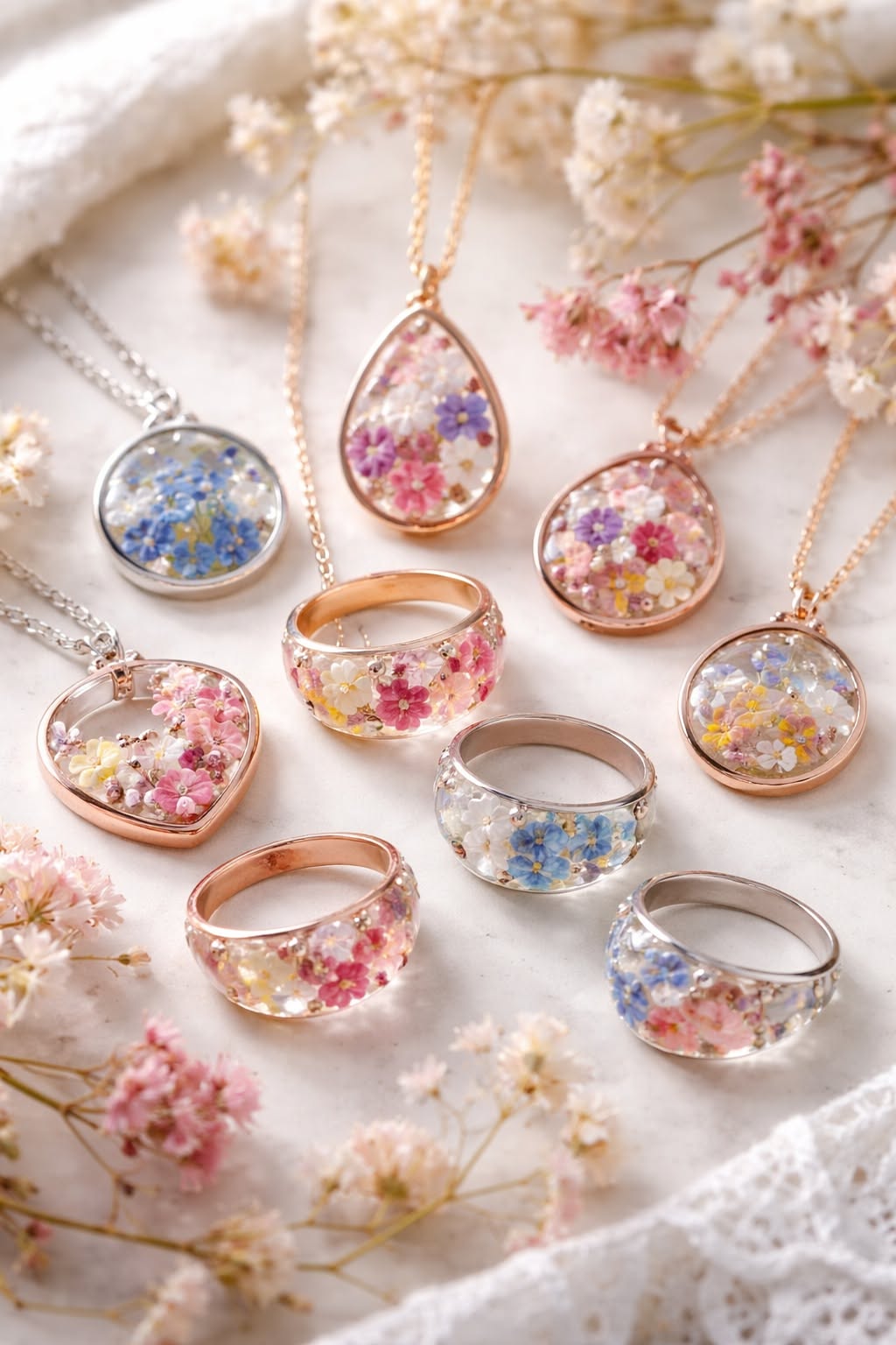 resin-floral-jewelry-dried-flowers