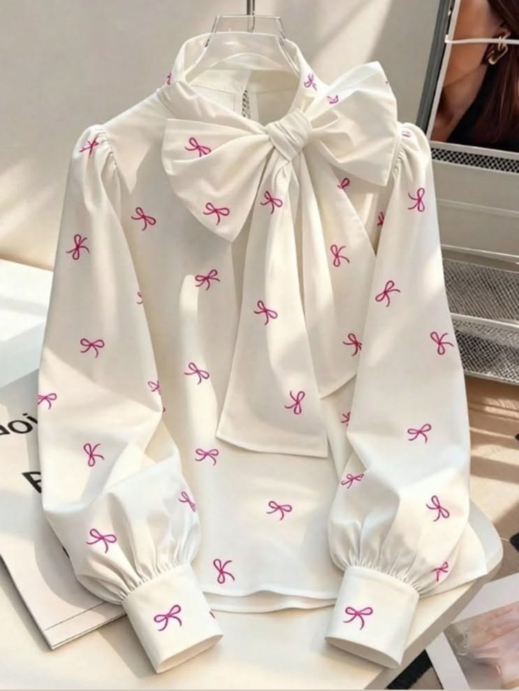 white-bow-blouse-pink-pattern