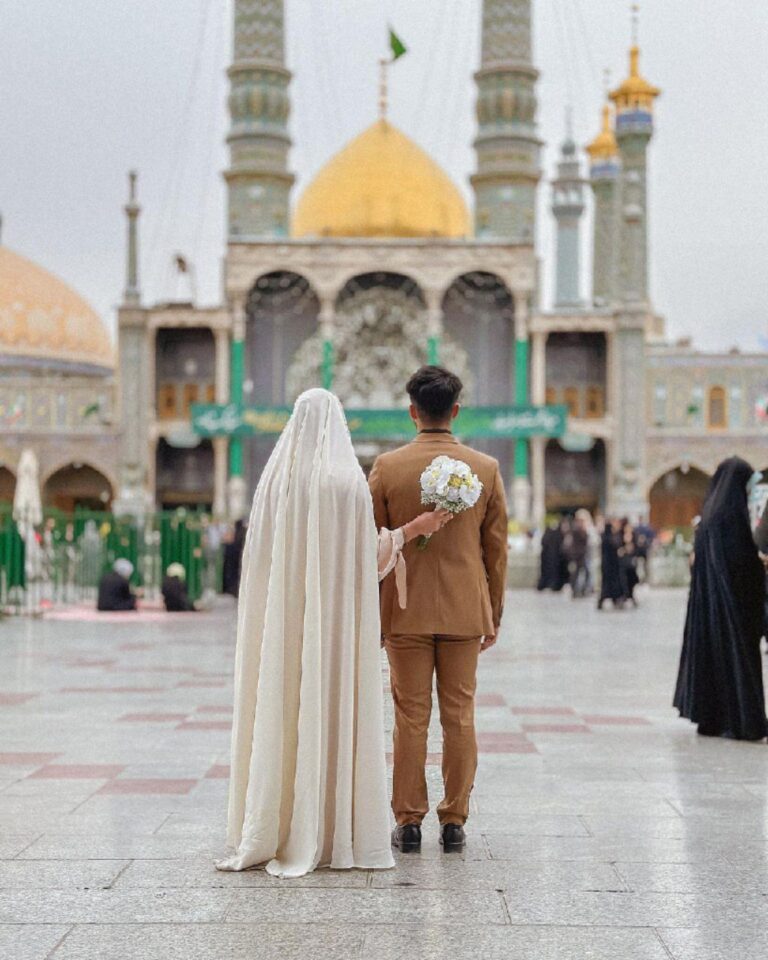 ۳۰ ایده عکس عاشقانه مذهبی پینترستی برای عقد و زیارت